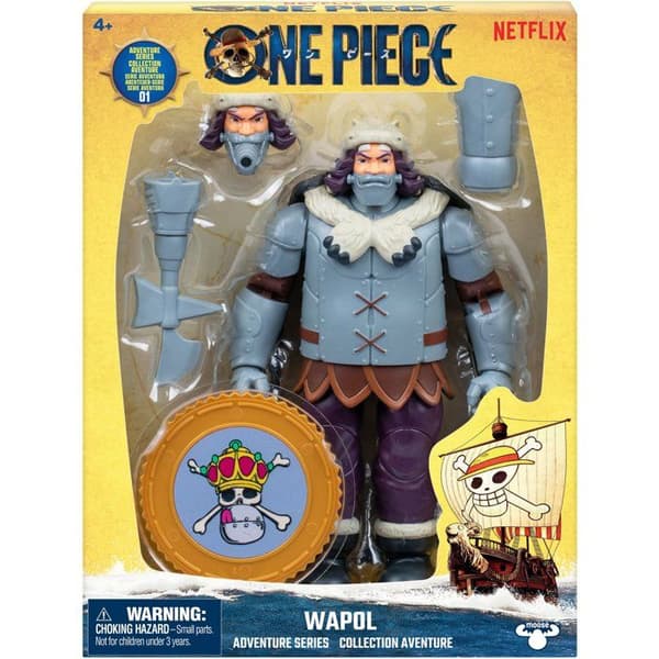 Ledad figur - ONE PIECE - Wapol - 15 cm - Från 4 år