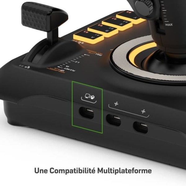 Speljoystick - TURTLE BEACH - VelocityOne - Flightstick - Svart