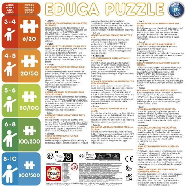 Progressiva pussel - EDUCA - Dino Spidey - 12+16+20+25 bitar