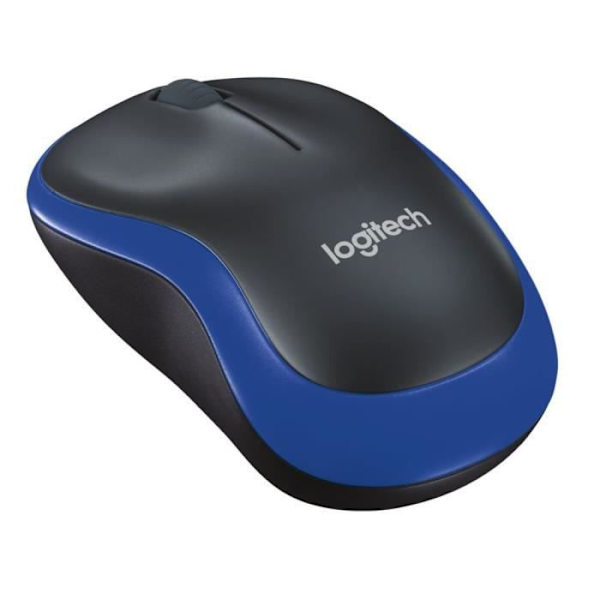 Logitech trådlös optisk mus - M185 Blue