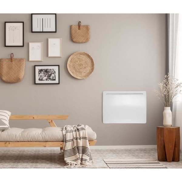 Fast elektrisk kylare med tröghet keramisk torkning 1000W Oceanic Ruby - Galled Design - White - NF