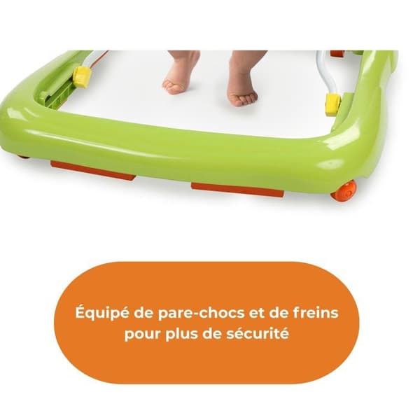 LJUS STARTAR Fnissande Safari Baby Walker