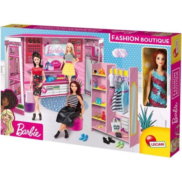 LISCIANI GIOCHI Barbie modebutik med docka