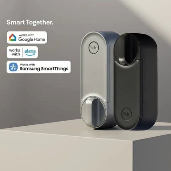 Smart lås - YALE - Linus L2 - Laddningsbart batteri - Wi-Fi - Åtkomstkontroll - Silverfinish