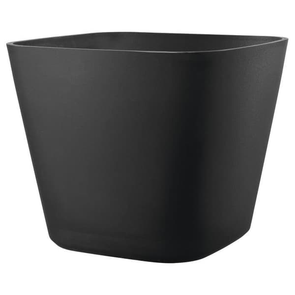 Fyrkantig blomkruka - DEROMA - Origin - 30 L - Antracit