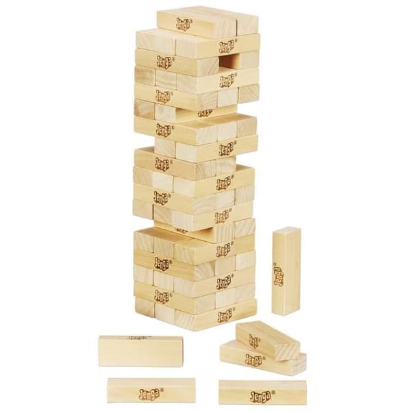 Jenga, Partyspel, Spel med digitala tärningar, Hasbro-spel, Från 8 år