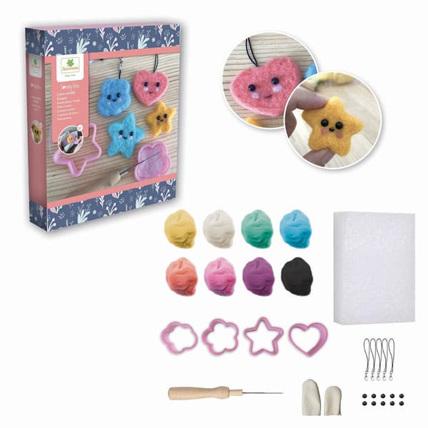 Härlig låda - Sycamore - Kardad ull - Kawaii - Ålder 10+