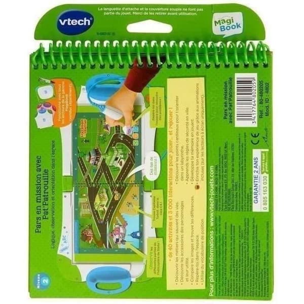 VTECH - Magibook Interactive Book - Gå på uppdrag med Paw Patrol