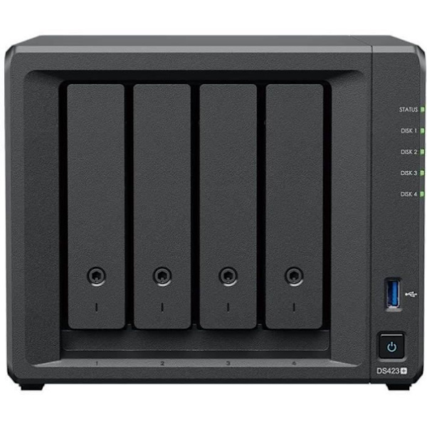 Desktop NAS Synology - 4 Bays - Quad Core - 1,4 GHz - 2 GB RAM