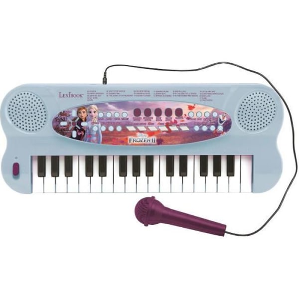 LEXIBOOK - Frozen II - Elektroniskt tangentbord med mikrofon (32 tangenter)