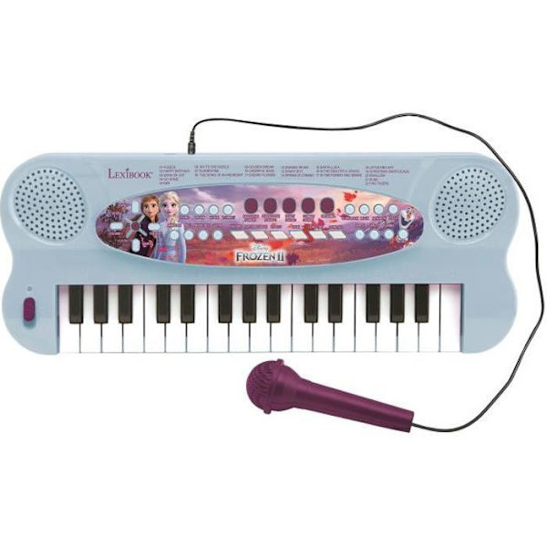 LEXIBOOK - Frozen II - Elektroniskt tangentbord med mikrofon (32 tangenter) Multifärg