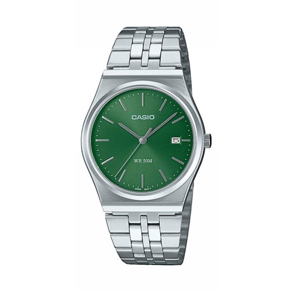 Klocka - CASIO - MTP-B145D - Herr - Grön - Kvarts - Analog