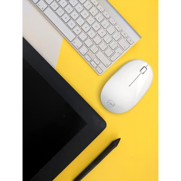 Mobility Lab ML301877 Bluetooth trådlös lasermus för Mac, vit, 800–1600 dpi Vit