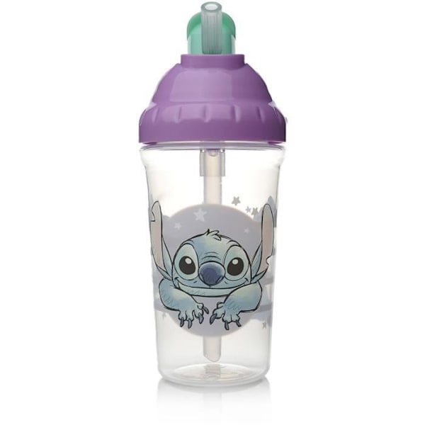 Halmkopp - THERMOBABY - 295 ml - Läcksäker - Lilo & Stitch