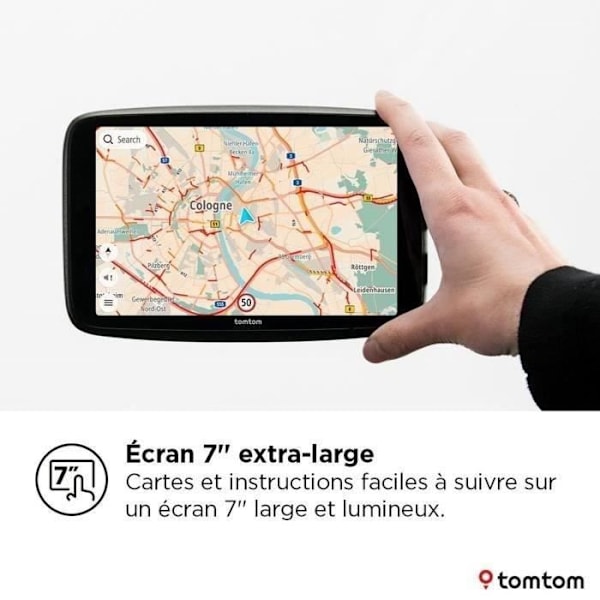 GPS - TOMTOM - GO Navigator 2:a generationen - 6 tum - Wi-Fi-uppdatering - Europakartor