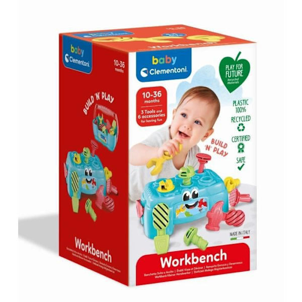 CLEMENTONI Baby - DIY-verkstad - Utbildningsspel
