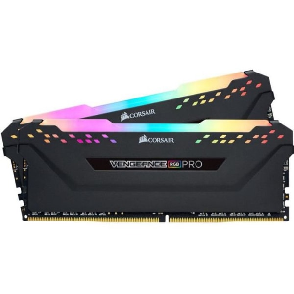 CORSAIR PC-minne DDR4 - Vengeance RGB Pro 16 GB (2 x 8 GB) - 3000 MHz - CAS 15 - LED RGB (CMW16GX4M2C3000C15)