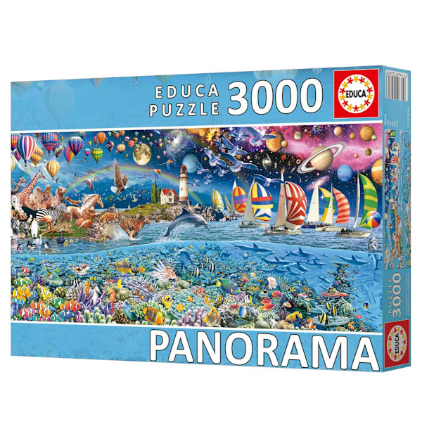 Pussel - EDUCA - Livspanorama - 3000 bitar