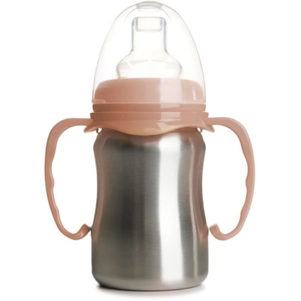 Inlärningskopp - THERMOBABY - Rostfritt stål - 180 ml - Fiske - Ergonomisk och läcksäker
