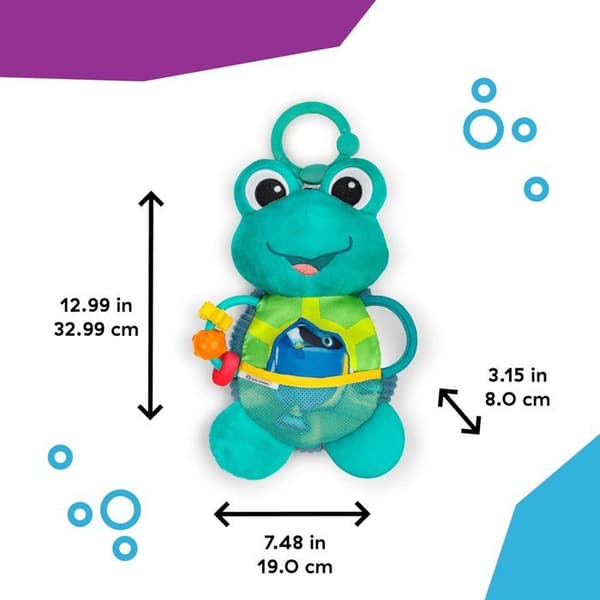 BABY EINSTEIN Ocean Explorers Neptunes Sensory Sidekick plyschleksak, från födseln
