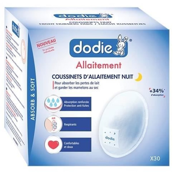 DODIE Nattbröstkuddar i påsen x30