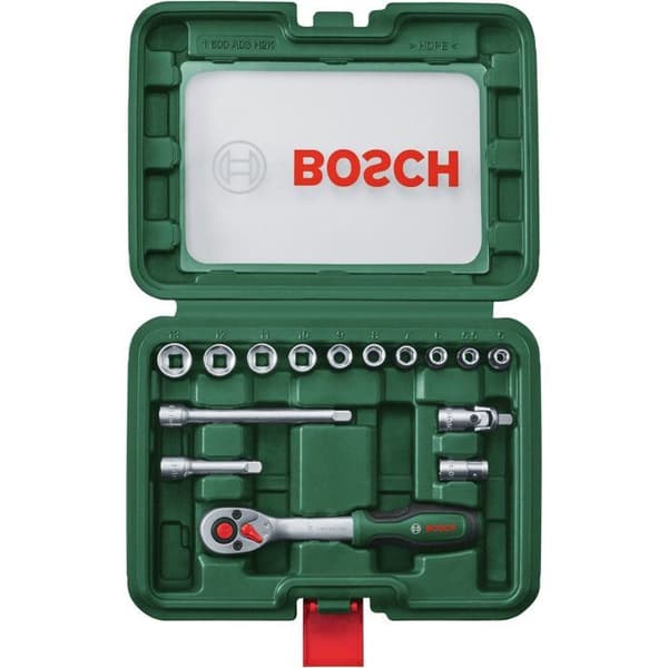 Spärrnyckelsats 1/4 - BOSCH - 15 delar