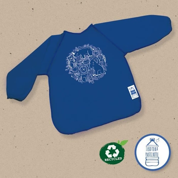 SES CREATIVE - Fingermålningssats med Eco-förkläde - 100% återvunnet