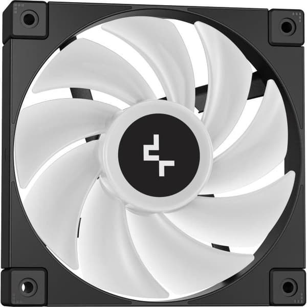 DEEPCOOL LD240 240mm AIO-vattenkylare ARGB för Intel/AMD med digital tempdisplay, svart Svart 240 mm