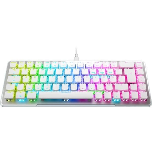 Turtle Beach Vulcan II Mini Trådlöst Optiskt Mekaniskt Speltangentbord - Vit