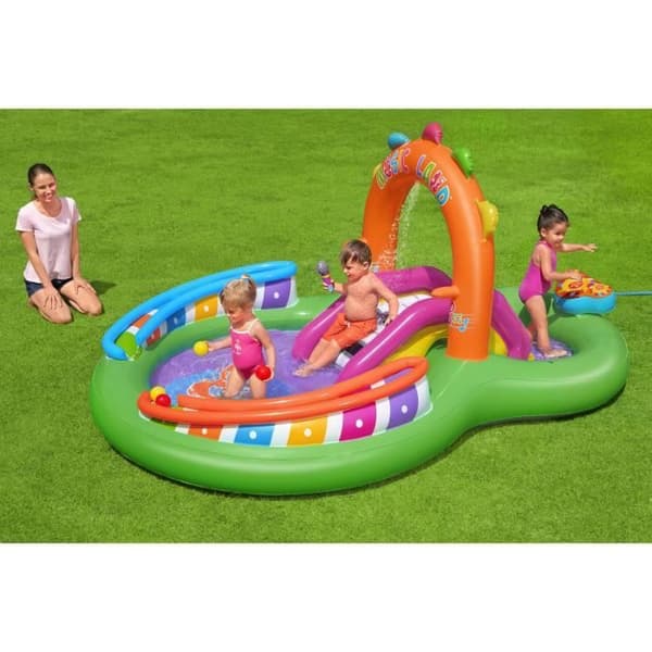 Uppblåsbar lekplats - Bestway - Sing'n Splash - 295 x 190 x 137 cm - barnpool