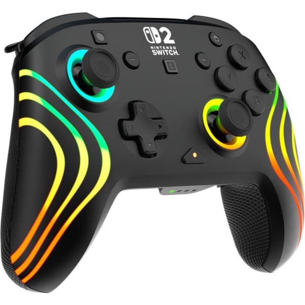 Gamepad - Nintendo Switch 2 - Afterglow Wave - RGB - Trådlös - Svart - Turtle Beach