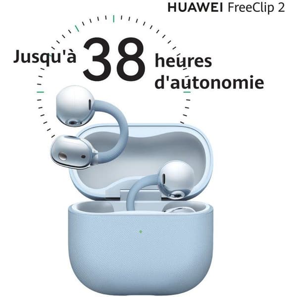 Trådlösa hörlurar - HUAWEI - Freeclip 2 - Svarta