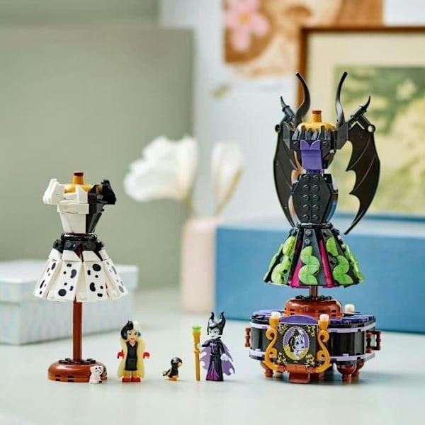 LEGO | Disney Villains 43262 Maleficent och Cruella De Vil Klänningar - Spel för tjejer i åldrarna 9