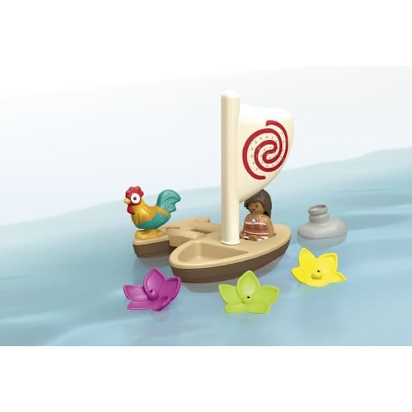 PLAYMOBIL Junior 71459 Moana och segelbåt, Disney, 12 månader