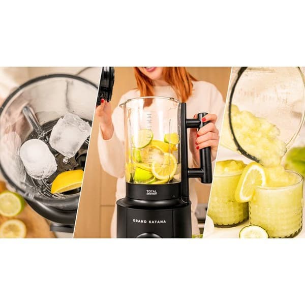Mixer - CECOTEC - Grand Katana Total Destroy Screen B - 2700 W - 1,8 L - Glasskål - Svart