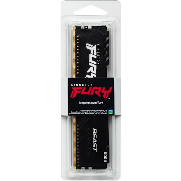 Kingston FURY Beast 32 GB DDR4 3600 MHz CL18 -minne