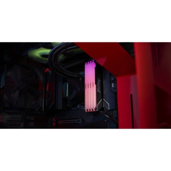 RAM-minne - KINGSTON - FURY Beast - RGB - 16 GB - DDR4 - 3200 MHz CL16 - (KF432C16BB2A/16)