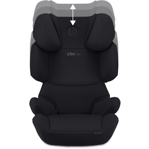 CYBEX Solution X i-Fix bilbarnstol - Från 3 till 12 år - Pure Black
