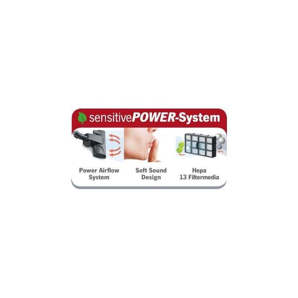 Påsförsedd cylinderdammsugare - SEVERIN - S'Power - 750 W - 72 dB - 3 L - 72 dB - Tyst - Platinagrå