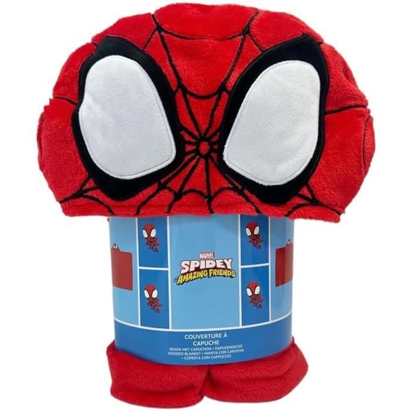3D-huvad fleecefilt - SPIDER-MAN - 120 x 150 cm