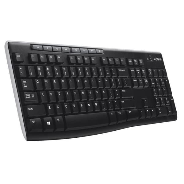 LOGITECH K270 trådlöst tangentbord - Azerty - PC / Mac - svart