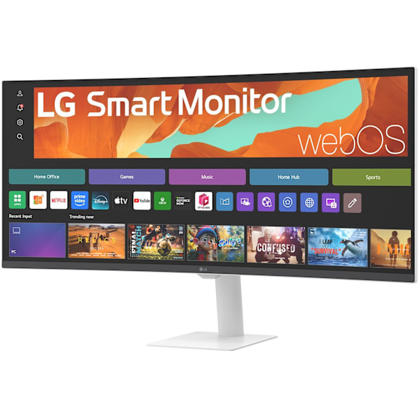 Böjd PC-skärm - LG - 34" - 100Hz - VA-panel - 5ms