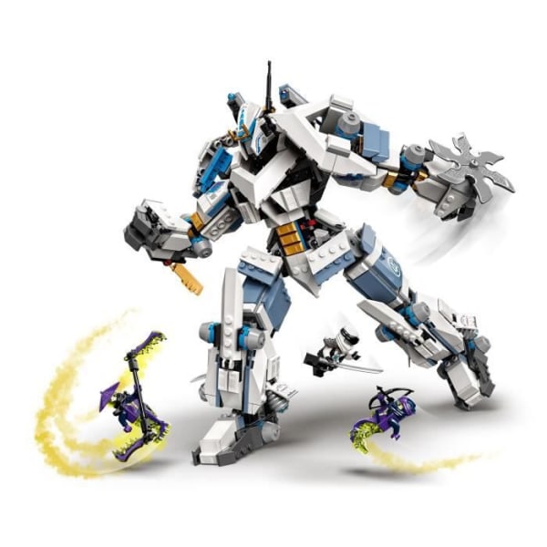 LEGO NINJAGO 71738 Zanes Titan Battle Robot, ninja-robotkonstru