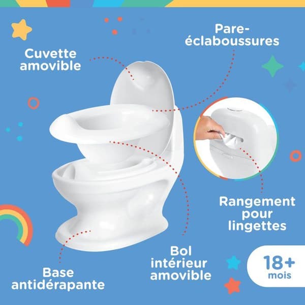 Mini toalettpott - NUBY - Dr. Talbot's - Min riktiga potta