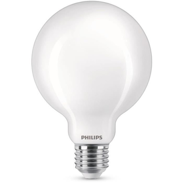 Philips LED-lampa Ekvivalent 60W E27 Varmvit, ej dimbar, glas