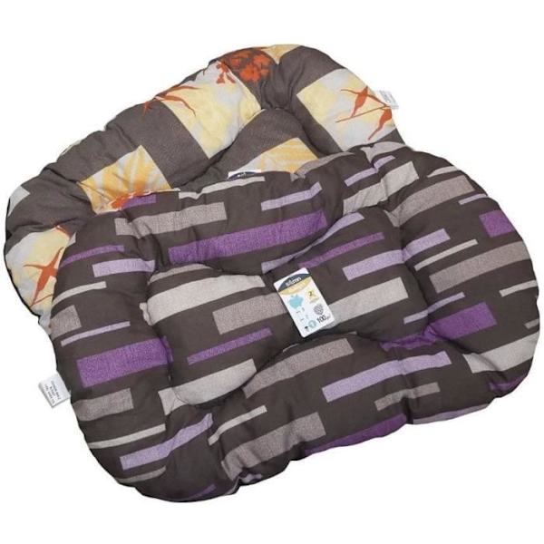 Hundbädd - AIME - Oval kudde - 50 cm - Grå