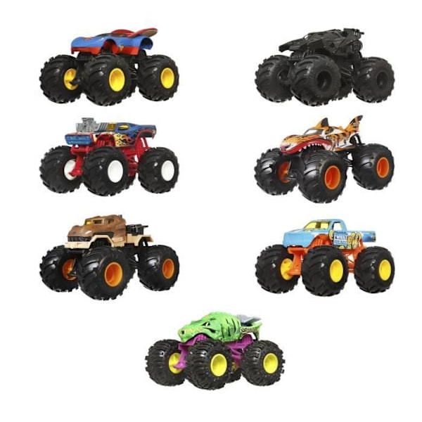 Hot Wheels - Monster Truck 1:24 (slumpmässig modell) - Liten bil - 3 år och uppåt - Hot Wheels - FYJ83