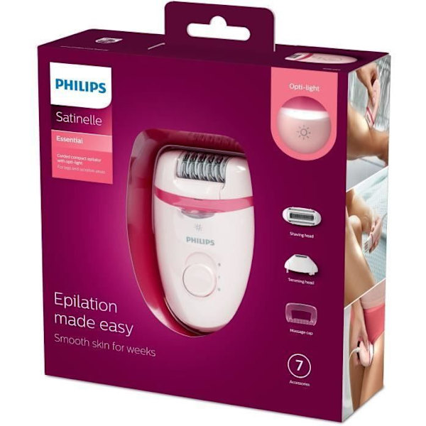 Elektrisk epilator - PHILIPS - BRE285/00 - Satinelle