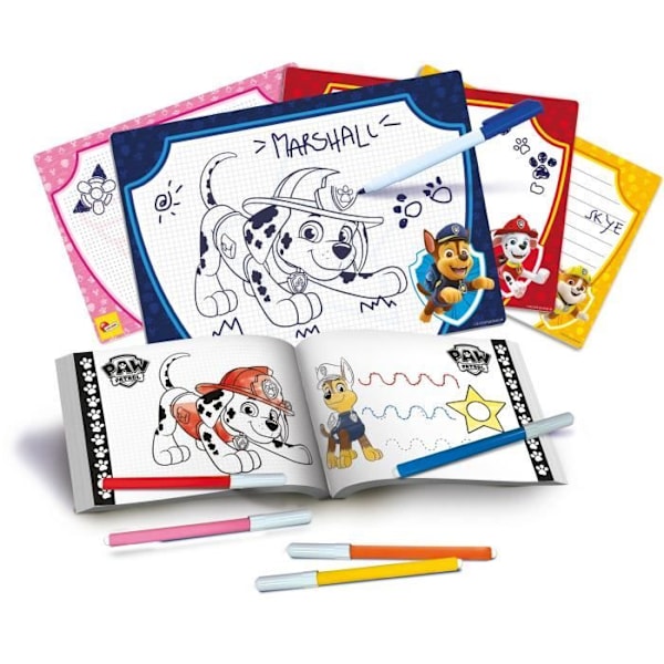 Ritskola - Paw Patrol ritskola - att lära sig rita - LISCIANI