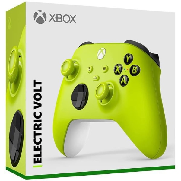 Nästa generations trådlösa Xbox Series Controller  Electric Volt  Gul  Xbox Series / Xbox One / PC Windows 10 / Android / iOS